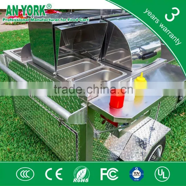 HD-23 Churros Food Kitchen Hot Dog Cart Catering Hot Dog Cart Refrigerated Hot Dog Cart photo-6