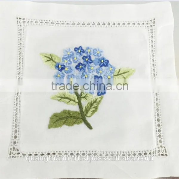 Hand Embroidered Lavender Sachet/bag/pillow-floral Embroidery ,monorgam Bag photo-2