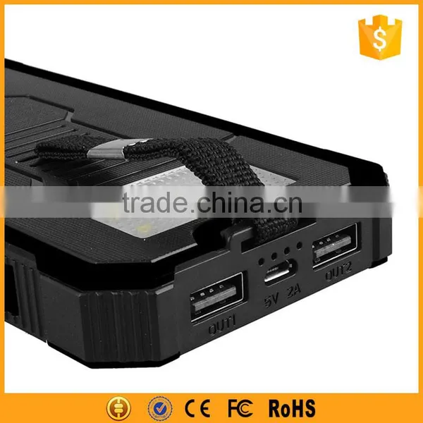 Hot Sale in Amazon Waterproof 12000mAh Solar Mobile Charger photo-5
