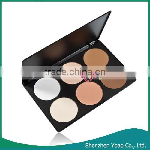 Wholesale 6 Color Makeup Blush Chemical Powder Blush With Blush Brush photo-3
