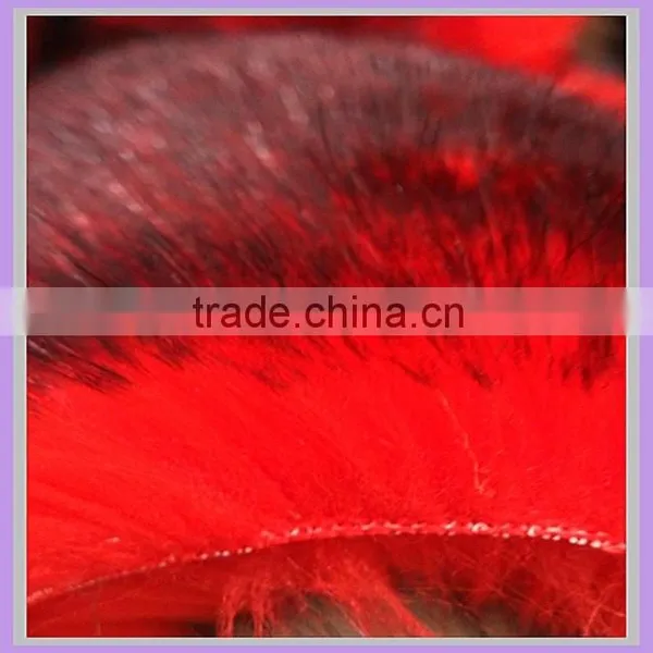 33mm Long Pile Fake Fur Fashion Fabric Poly Acrylic Tip Print Flame Retardant Fabric for Clothing Guangzhou Fabric Market
