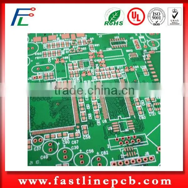 Green Solder Mask Rogers PCB 4 - Layer 1OZ Copper THK High Reliability photo-5