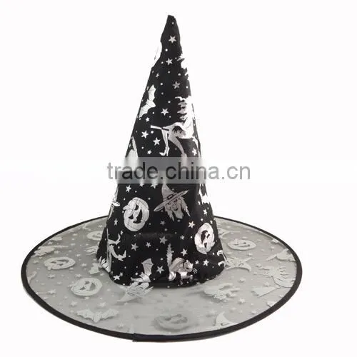 HC006 Halloween Party Witch Gauze Cap