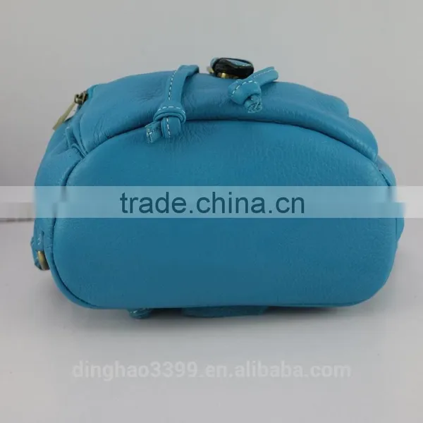2016 Soft Fabric Backpack Fashion Blue Backpack Girl 's School Bag photo-5
