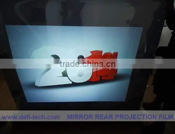 holographic transparent 3d picture frame projection screen advertising screen