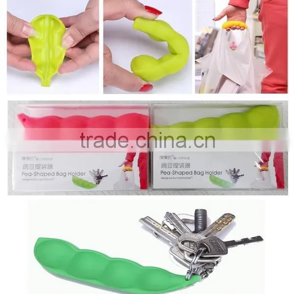 Cute Peas Durable Silicone Shopping Helper Bag Holder photo-3