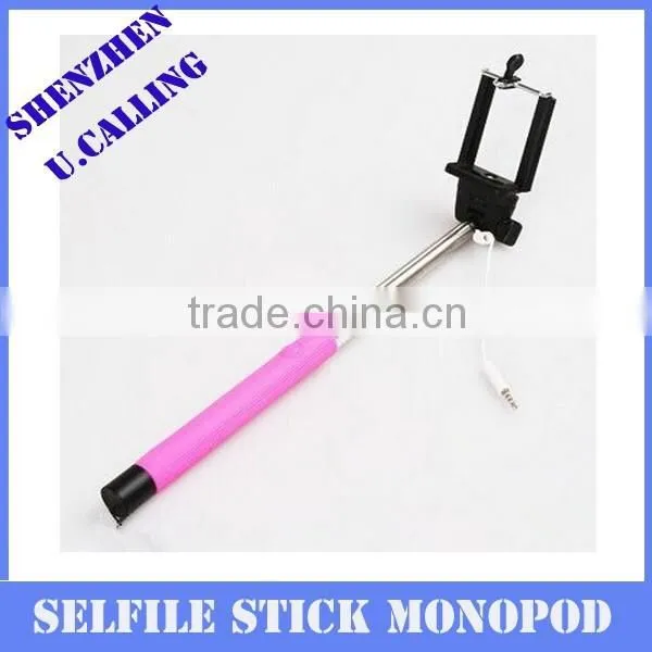 Z07-5 Plus High Quality Mobile Phone Selfile Monopod With Cable(No Need Bluetooth) photo-5