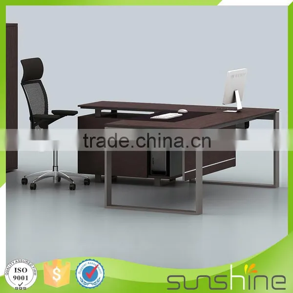 Exclusive Office Furniture Desk Stainless Steel Office Desk Black Buy China Office Furniture Price photo-3