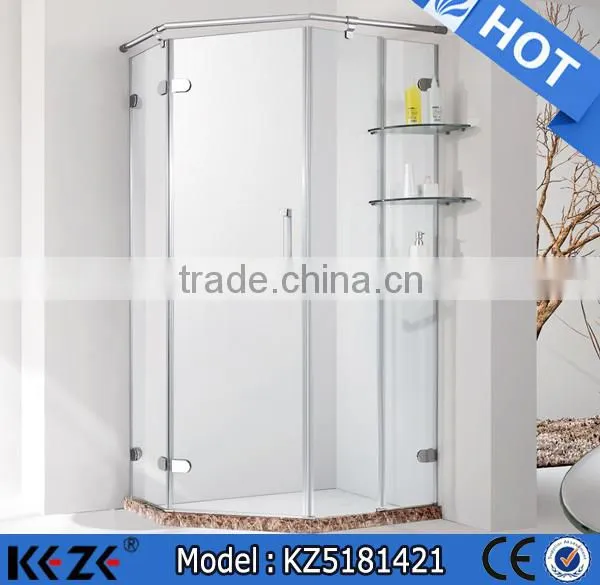 Foshan Manufacturer Selling Simple Complete Glass Shower Room With ABS Tray