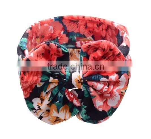 Kids Baby Girls Toddler Cotton Bowknot Headband Hair Band Headwear Accessories photo-3