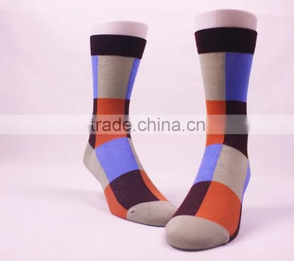 Men Casual All Seasons 100 Cotton 168N Custom Design Socks photo-3