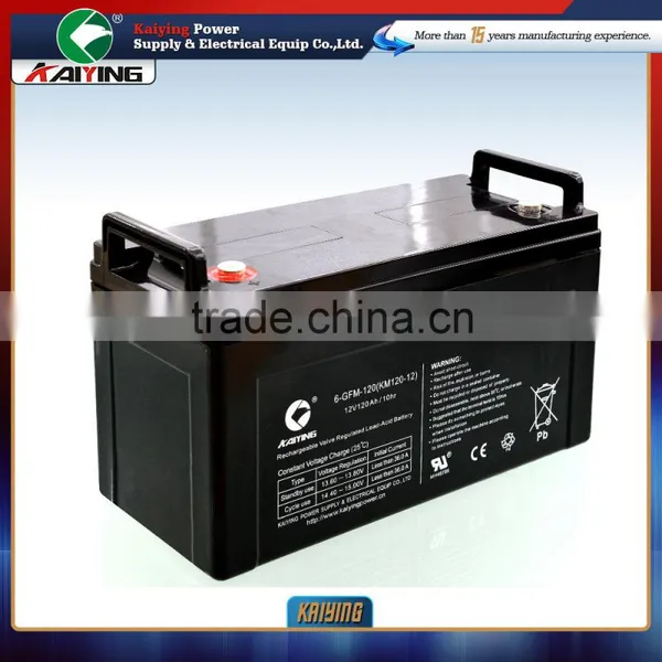 12V120AH Storage Gel Battery for Solar Systems