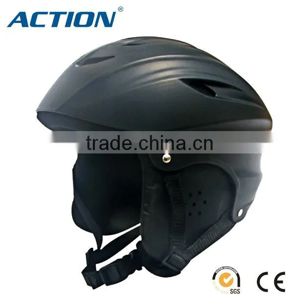 black ABS shell guangdong ski helmet
