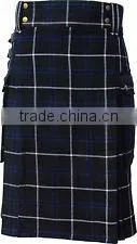 Scottish Utility Music Custom Douglas Tartan Men Modern Kilt TRI-1833