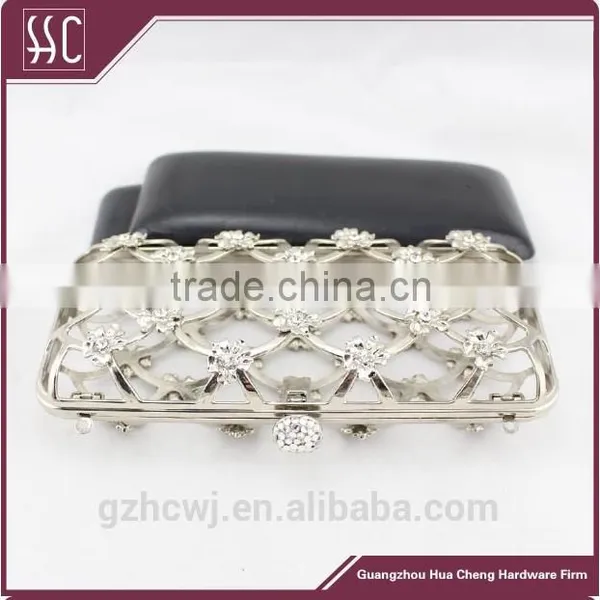19.2*8.7cm Traditional Clutch Bags & High Quality Metal Clutch Box Frame photo-2