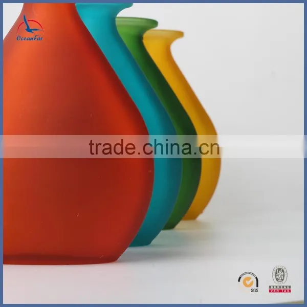 Colored Custom Glass Mini Vase Wholesale Elegant Centrepiece Vases photo-3