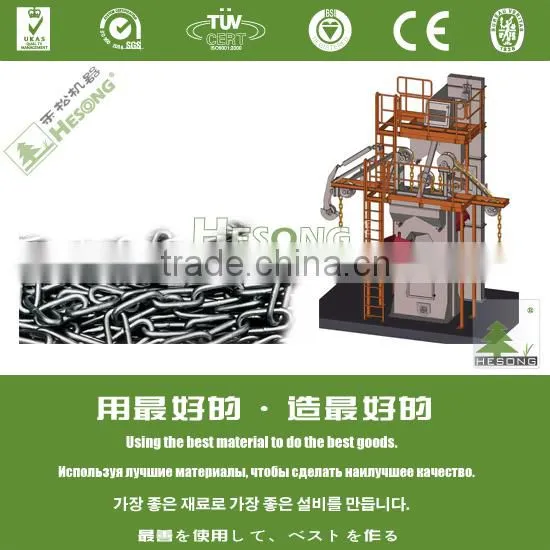 China Foundry Machinery Circular Chain Shot Blasing Cleaning Equipment For Sale photo-4