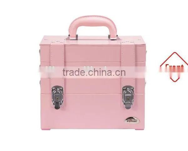 Gift Cute and Fancy Pink 4 Tier Waterproof Travel Toiletry Makeup Cosmetic Case Bag photo-2
