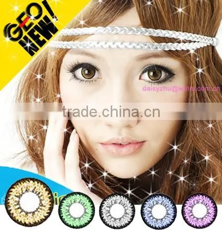GEO Super Nudy Violet Popular Wholesale Eye Cosmetic Cheap Colored Contact Lenses photo-3
