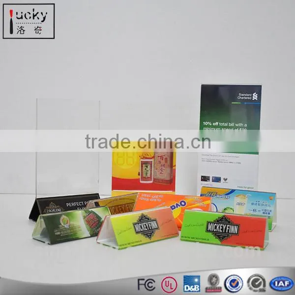 Acrylic Advertising Sign Label or Bruchure Holder photo-3
