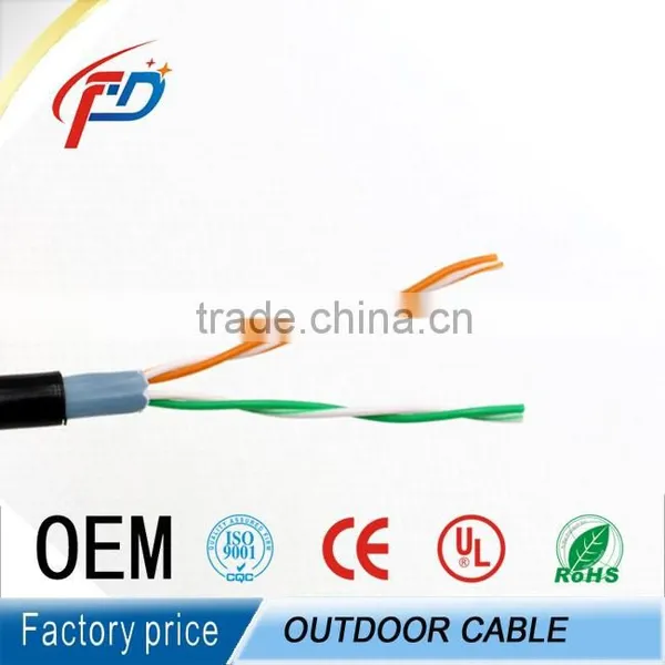 4 Wire Indoor/Outdoor Telephone Cable Copper Conductor 100m/roll photo-4