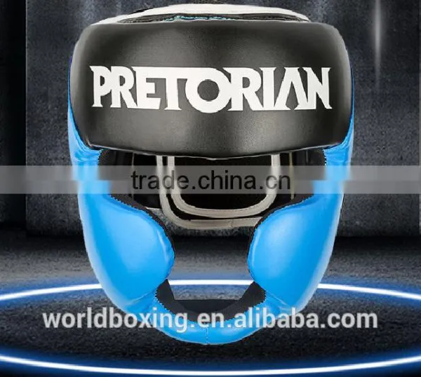 professional boxing headgear PU leather boxing helmet mma sparring headguard