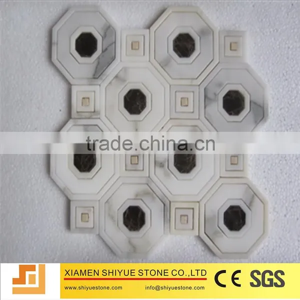 Marble Tile Round Mosaic Medallion Floor Patterns photo-4
