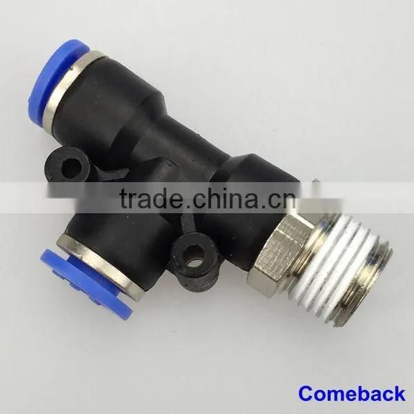 2015 Hot Selling Factory Wholesale Quick Pneumatic Connector Plastic Pneumatic Fitting TYPE PST
