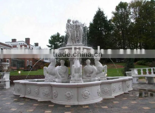 large garden fountains