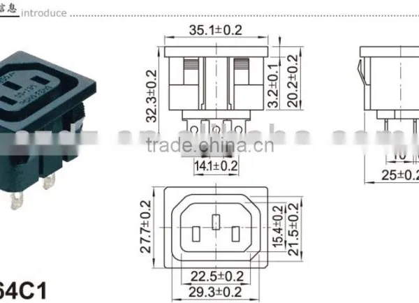 120v Dpdt Rocker Switch,125V AC Long Life Electric Rocker Switches Make Machine Push Button Switch photo-4