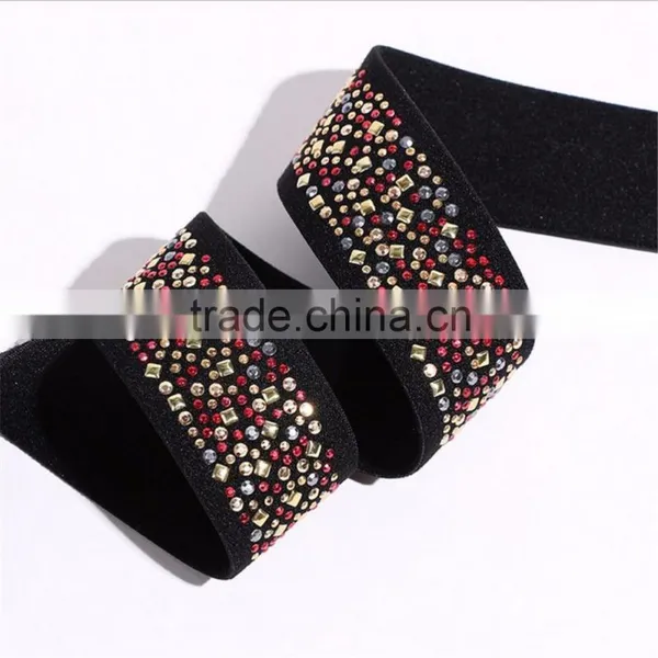 Wholesale Elastic Band With Rhinestones photo-5
