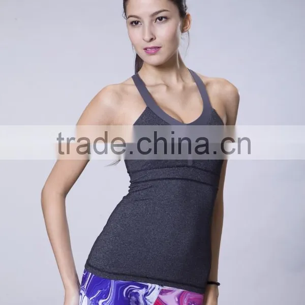 Cross Back Activewear Training Workout Fitness Padded Tank photo-6