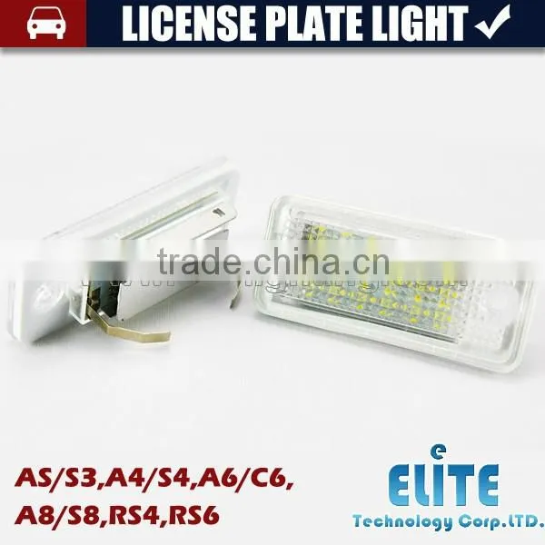 Auto A3 S3,A4 S4 B6,A6 C6,A8 S8,RS4,RS6 Led License Plate Light Wholesale photo-2