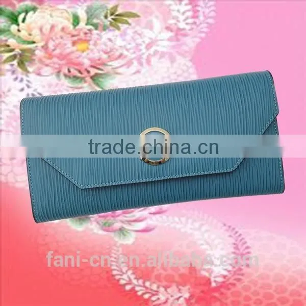 Elegant and Stylish With Snap Fastener&zipper Design Clutch Leather Wallet for Women photo-4