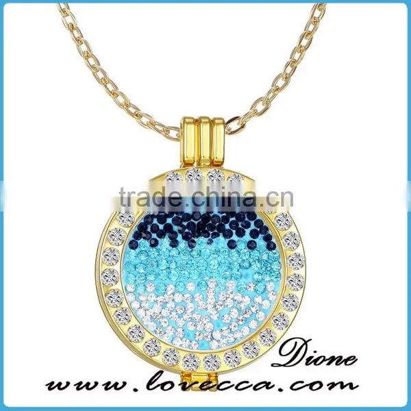 2016 Hot Sell Latest Changeable Design Pendant Necklace Diy Coin Necklace photo-6