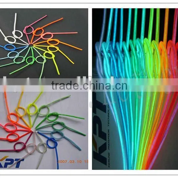 Multi-color High Brightness Flexible Light Rope /glow EL Wire for Decoration photo-3