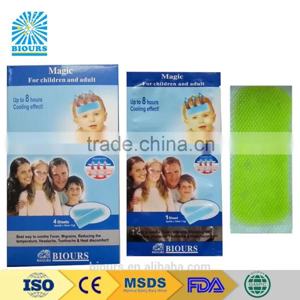 Accept Paypal Hydrogel Fever Cooling Gel Pack Quick Cooling Aids CE ISO