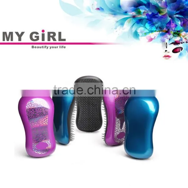 My Girl Hot New Product Hair Tamer Turquoise Detangling Hair Brush Teezer photo-5