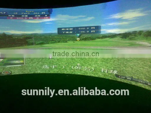 3D Screen Simulated Golf photo-3