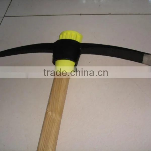 Pickaxe With Wood Handle, P401, Forged Railway Steel photo-3