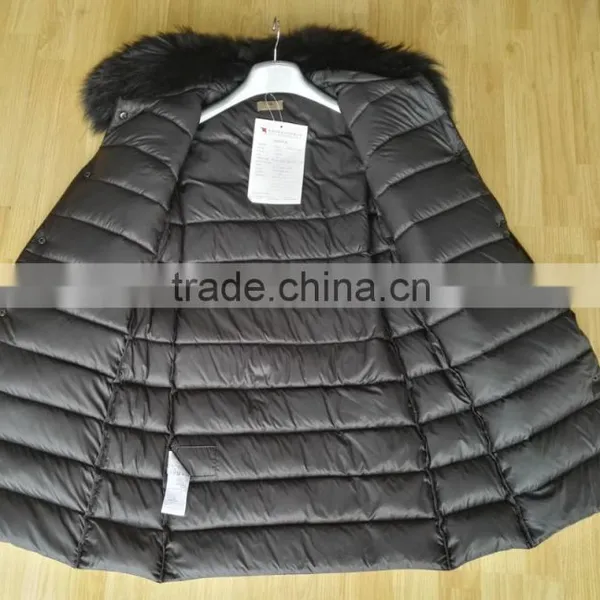 2017 New Style Wome Wool Long Down Parka photo-3