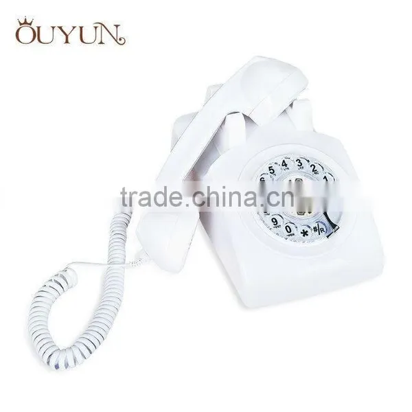 Rotary Dial Keys Retro Red House Telephone photo-2