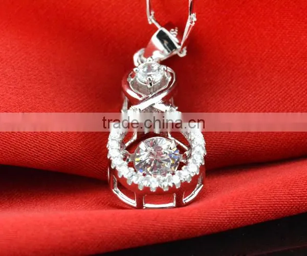 Hot Sell Cubic Zirconia Pendant, Silver Jewelry Online Wholesale Made in China photo-4