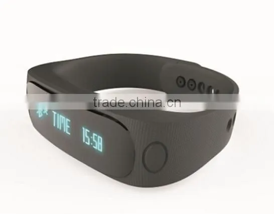 Digital 0.84" Bluetooth OLED Smart Bracelet E02 Fitness Tracker Wristband Smart Bracelet With Heart Rate Monitor photo-3