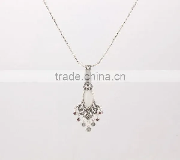 92.5 Silver Jewelry Dress Pendant Sterling Silver Necklace Jewelry photo-2
