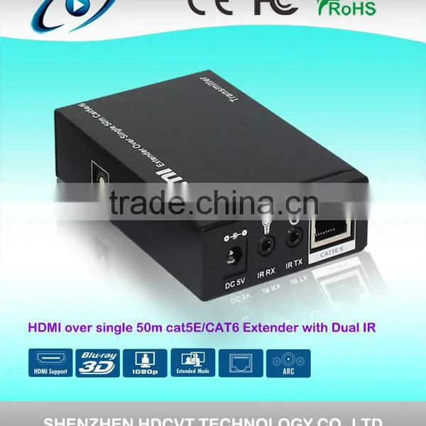 Hot Sale HDMI Extender Over Single 50m/164ft UTP Support IR, ARC photo-2