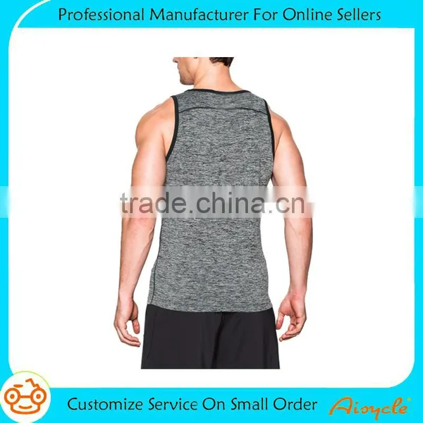 Wholesale Custom Blank Running Gym Singlets for Men photo-3
