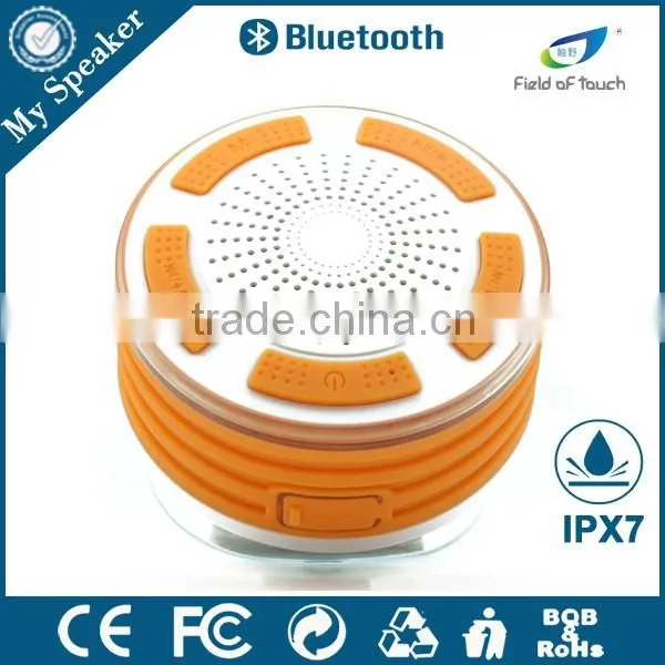 My Speaker F013 White With Orange Waterproof Bluetooth Speaker With 5W Subwoofer photo-4
