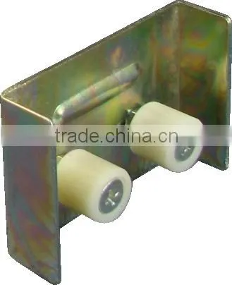 L Shape Guide Wheel Nylon Roller With Bracket for Sliding Gate photo-2