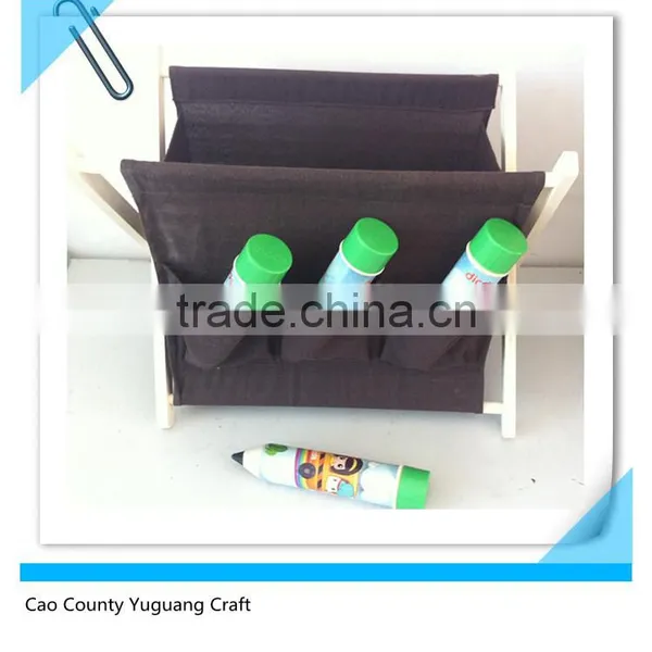 Foldable Decorative l Wooden Magazine Holder Rack Wholesale photo-3